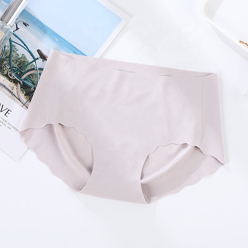 Soft Underwear Ladies Ice Silk Women's Underwear One-piece Thin Summer underwear women plus size brief panties
