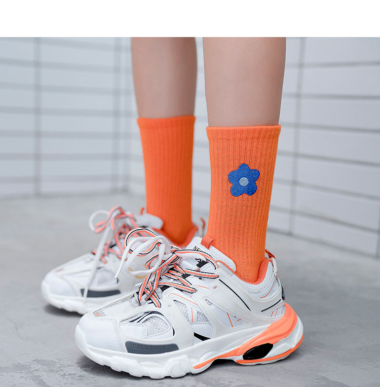 women stocking popular autumn and winter Korea lovely INS cotton assorted color stockings socks