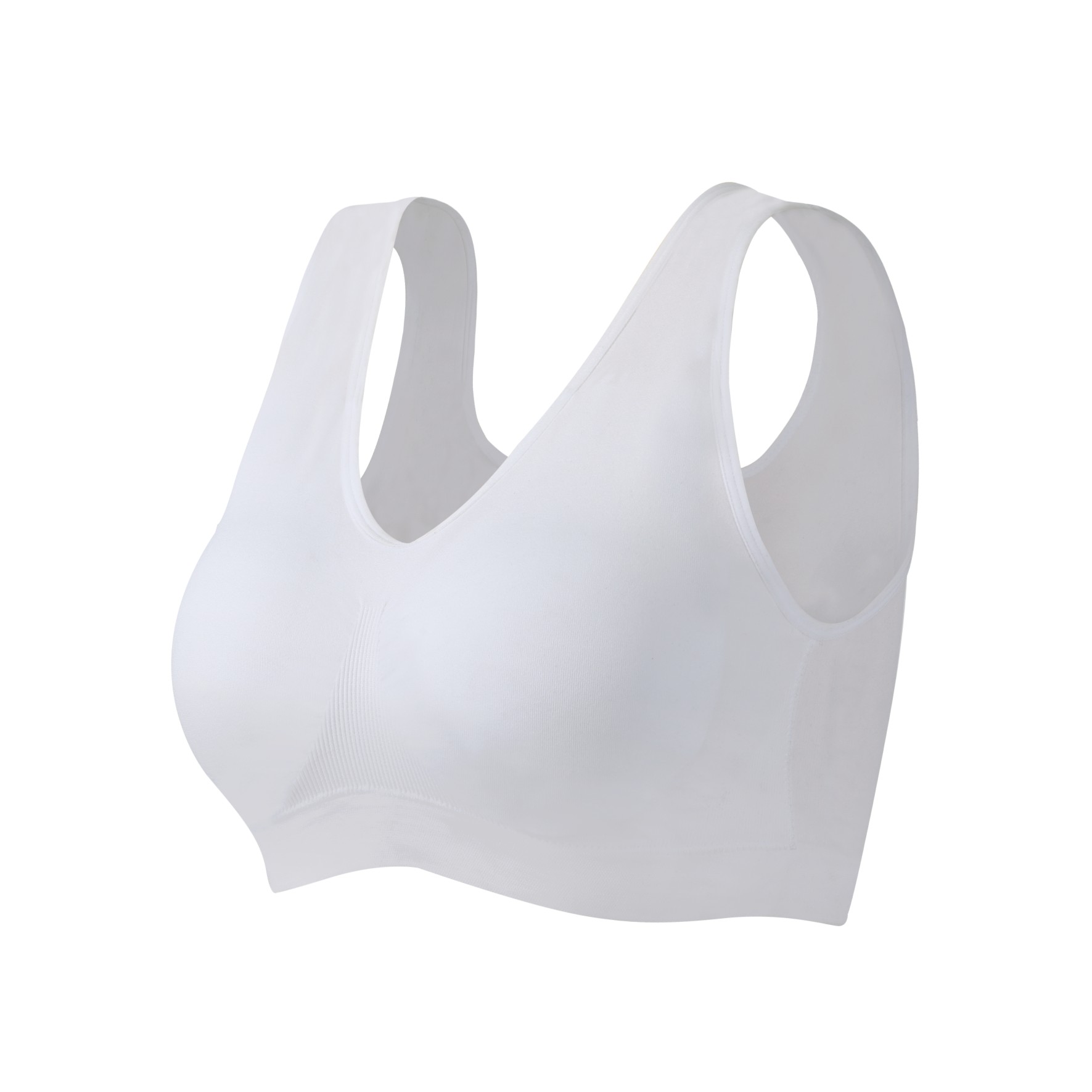 Trackless Comfortable Broad Shoulder Belt Large Sports Breathable Underwear Sports Fitness Vest High Impact Women Yoga Bra