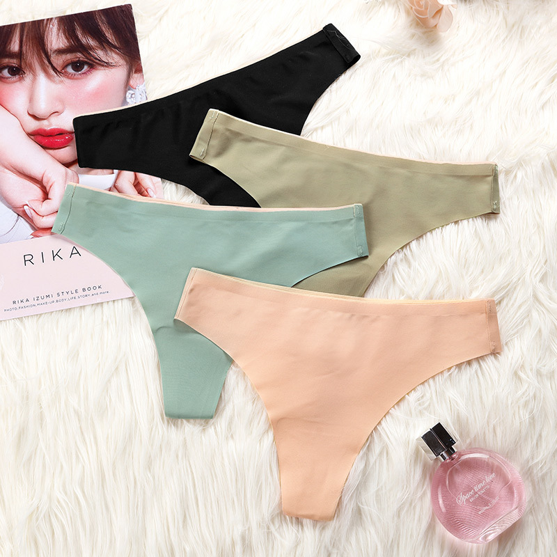 Available Stock Items Low Price Quick Dry New Underwear Womens Sexy brief thonge Lingerie seamless Panties Ladies