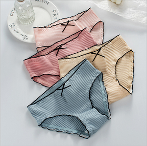 High quality 100%cotton bowknot lovely Ladies lingerie Women's Panties