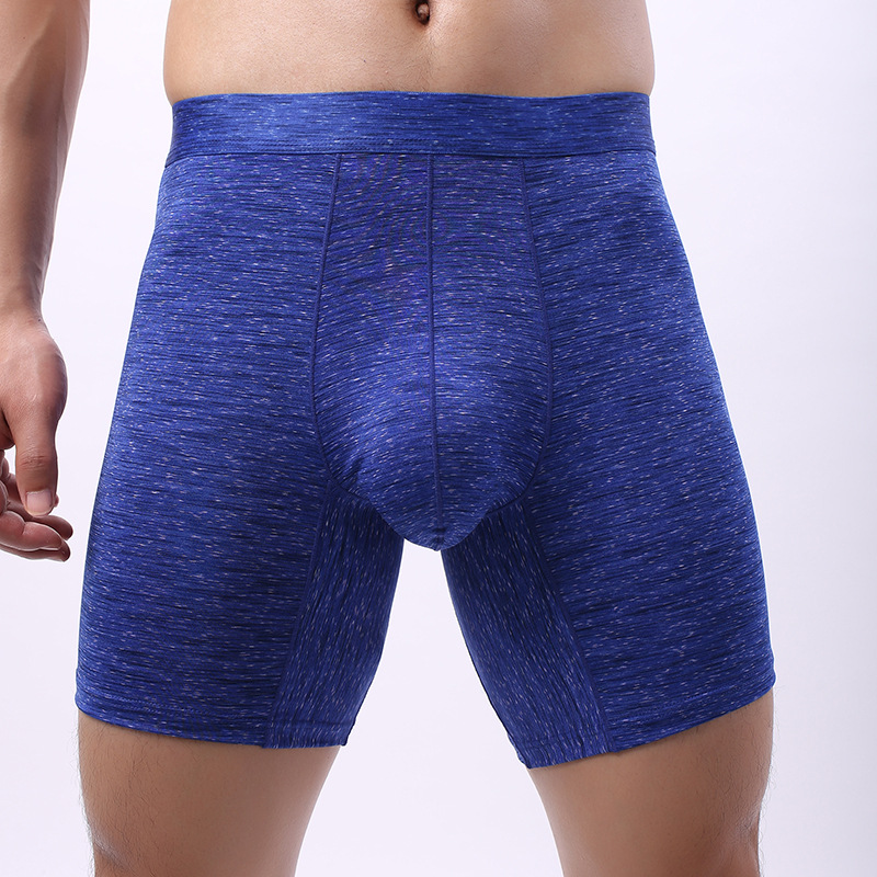 High Quality Men's Cool Comfort Breathable Stretch Boxer Brief Underwear plus long