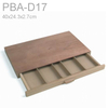 Wood Artist Storage Supply Box for Pastels Pencils Pens Markers Brushes Tools