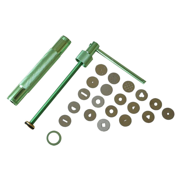 Clay Extruder Gun with 20 Shape Discs