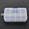 8 Grid Plastic Organizer Box 10.5x6.6x2.3cm