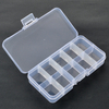 10 Grid Plastic Organizer Box 12.9x6.3x2.2cm