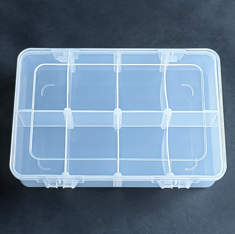 8 Grid Plastic Organizer Box 18x12x4.2cm