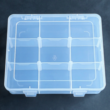 9 Grid Plastic Organizer Box 18.5x15.5x4.1cm