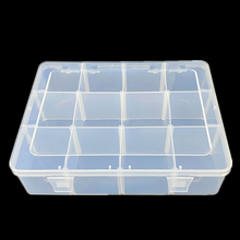 12 Grid Plastic Organizer Box 22.7x18x5.9cm