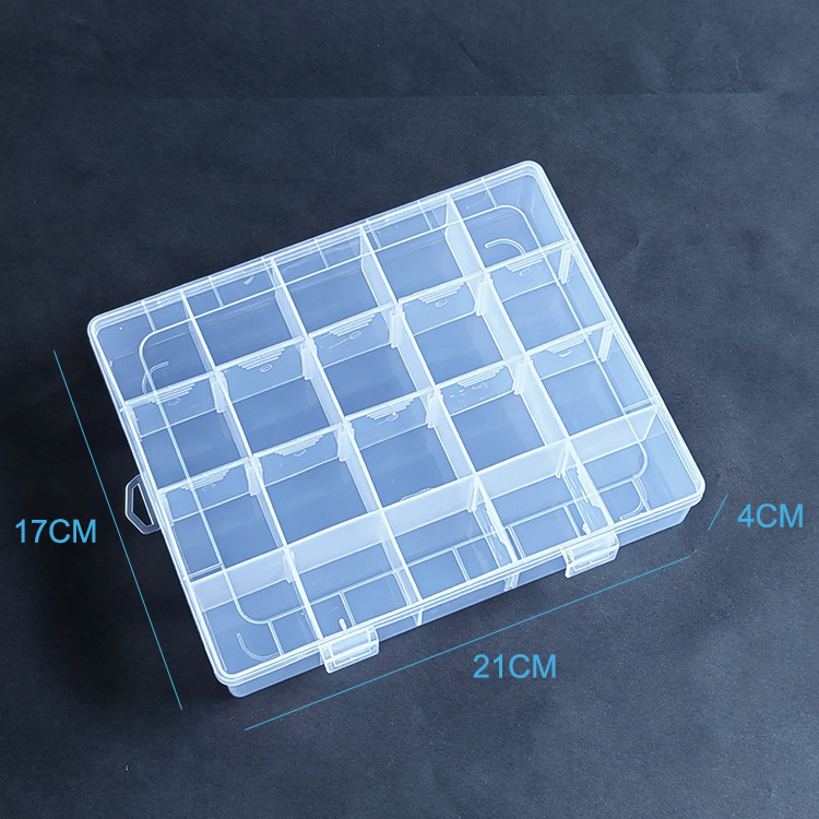 20 Grid Plastic Organizer Box 221x17x4cm