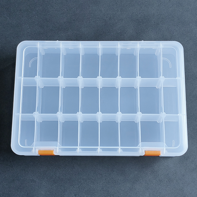 24 Grid Plastic Organizer Box 21.2x15x4.2cm