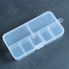 7 Grids Plastic Organizer Box 12.8x6.5x2.2cm