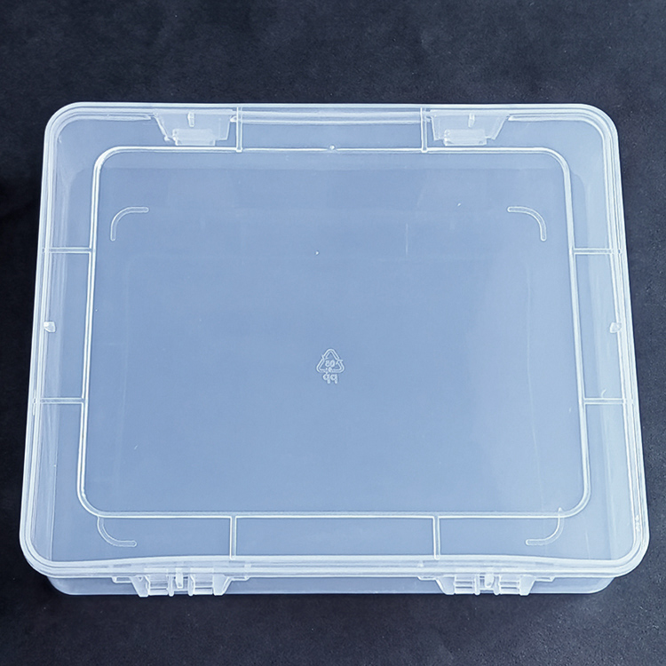 Empty Plastic Organizer Box 18.5x15.5x4.1cm