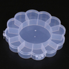13 Grids Plastic Organizer Box dia.15.5x2cm