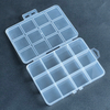 12 Grids Plastic Organizer Box 13.6x9.7x1.8cm