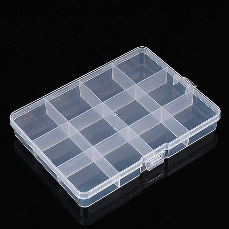 12 Grids Plastic Organizer Box 13.5x10x1.9cm