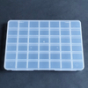 42 Grid Plastic Organizer Box 23.2x16.5x1.8cm