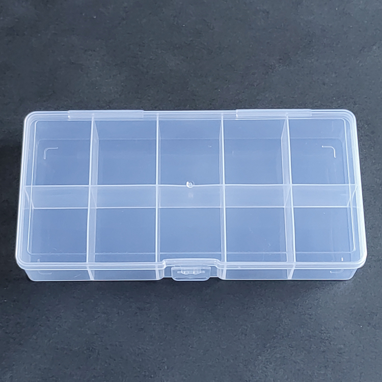 10 Grids Plastic Organizer Box 17.5x8.7x3cm