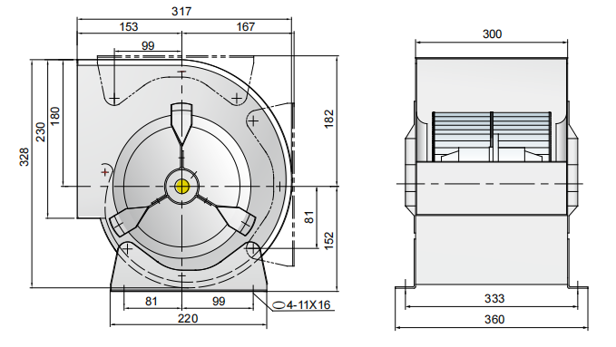 TGB200 Ⅱ 0,32 кВт-4P (2)