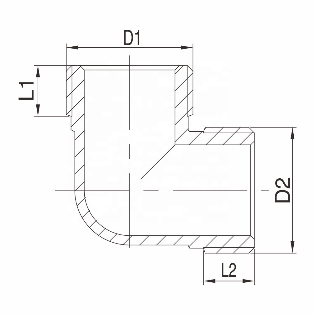 90-Grad-männlicher Ellenbogen (2)
