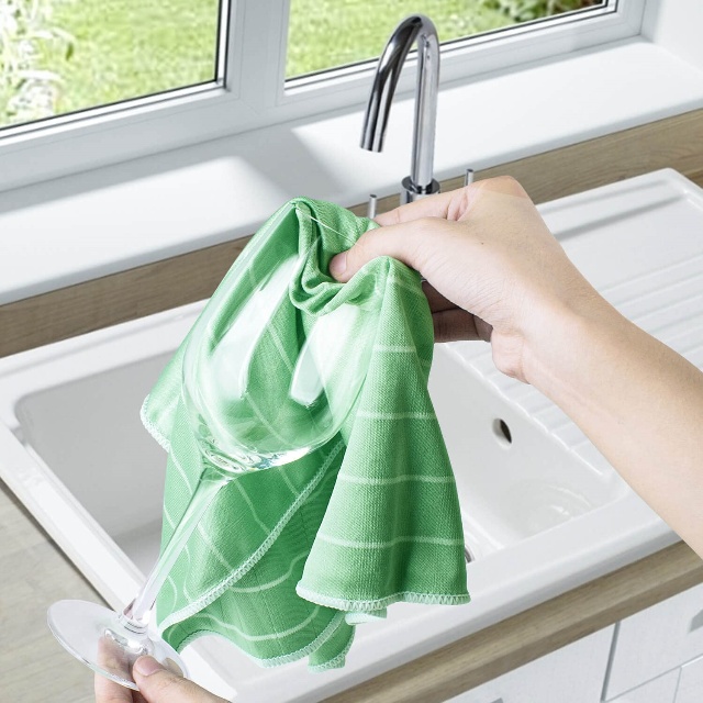 Microfiber Bamboo Cleaning Cloth Sponge Block Set (10) マイクロファイバー竹クリーニングクロス スポンジブロックセット (10)