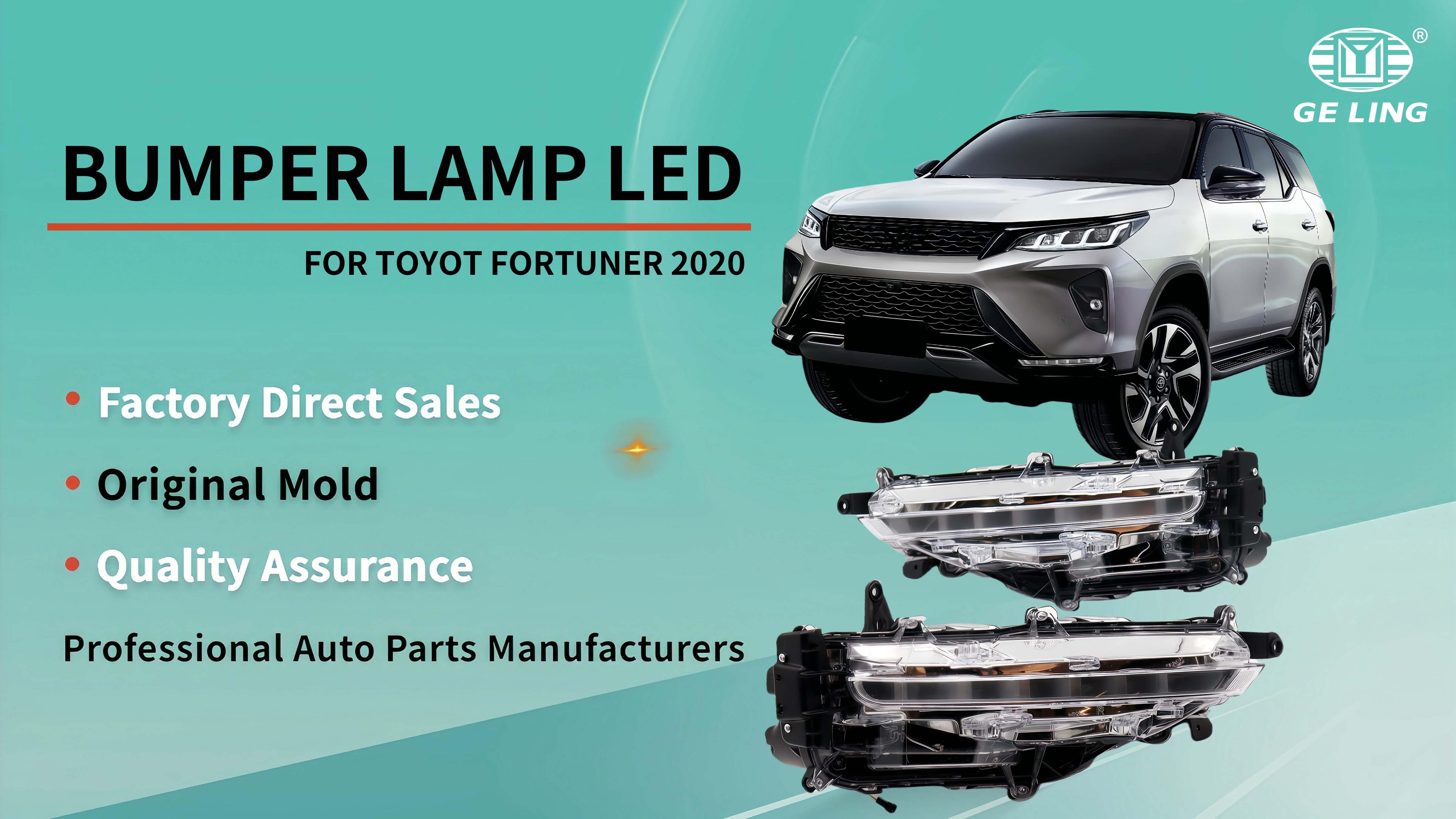 Toyota Fortuner 2020 LED Bumper Lamp Lampu Bumper LED Toyota Fortuner 2020