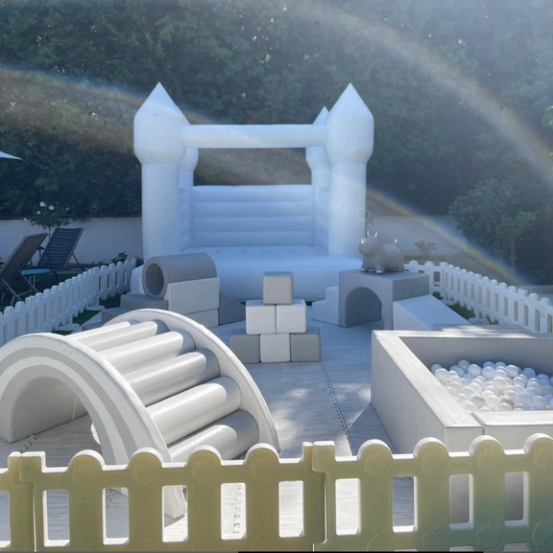 منطقة اللعب الناعمة للأطفال في الهواء الطلق