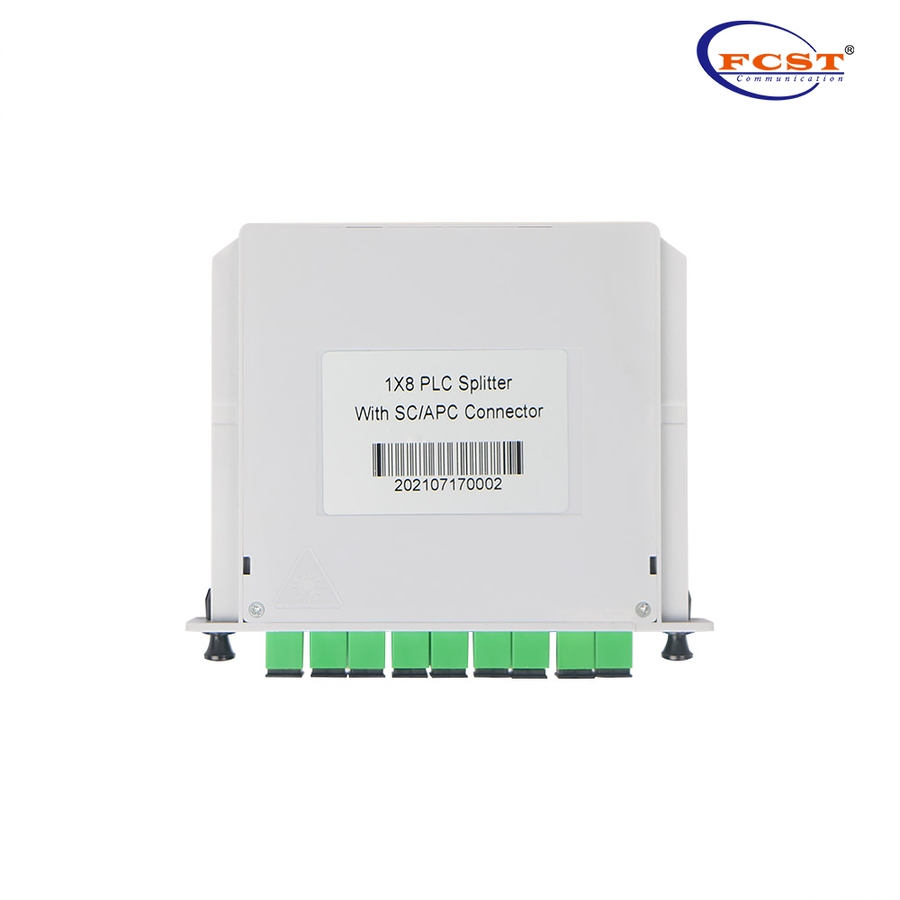 1-8 LGX Tipo de caja PLC divisor con conector SCAPC