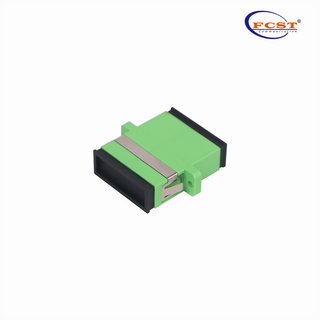 SCAPC para SCAPC DUPLEX Modo único Adaptador de fibra óptica plástico Couplador com flange