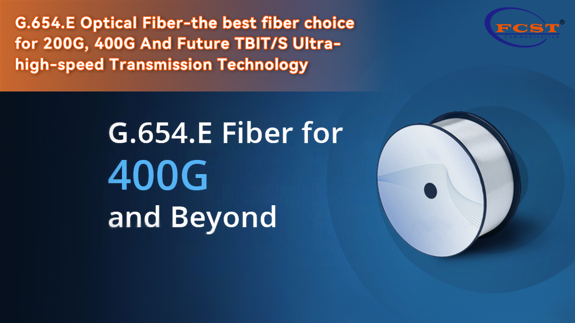G.654.E Fibra óptica-a melhor opção de fibra para 200g, 400g e futura tecnologia de transmissão de alta velocidade Tbit/S de alta alta velocidade