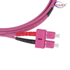 SCUPC-SCUPC Duplex OM4 2M LSZH 3,0 mm Câble de patch à fibre optique
