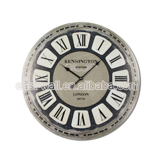 Cheap Prices Custom Printing Iron Retro Customised Wall Clock