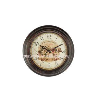 Wholesale Custom Antique Style Railway Station Metal Clock