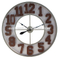80x80x5.5cm industrial iron metal wall clock