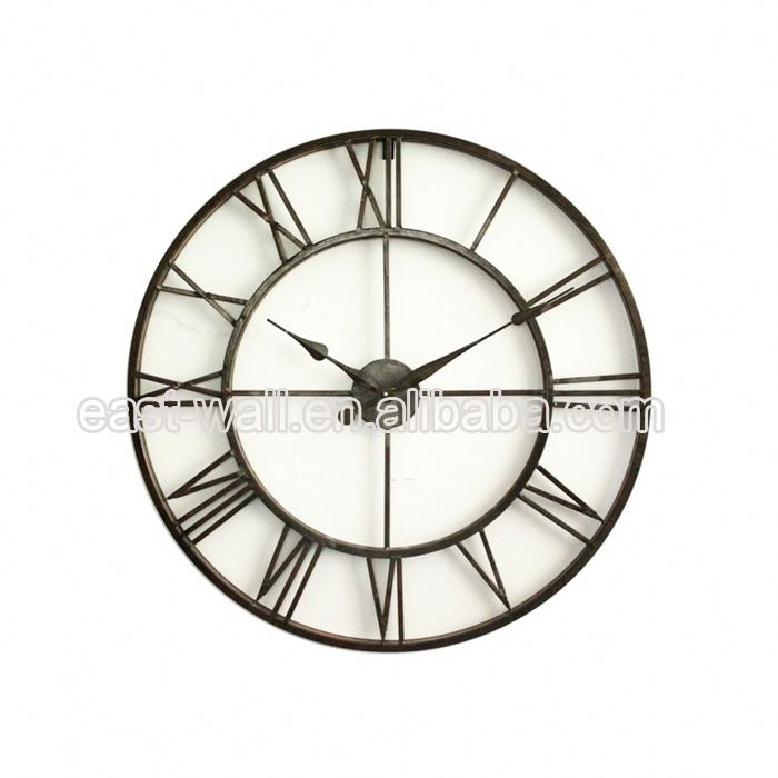 Preferential Price Handmade Iron Packing Clock Clocks Imported From China