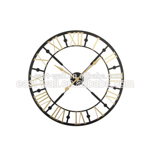 Competitive Price Embroidery Design Rustic 3D Wall Clock Sticker
