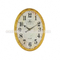 Vintage Style Medium Oval Shape Wall Clock Large Diameter