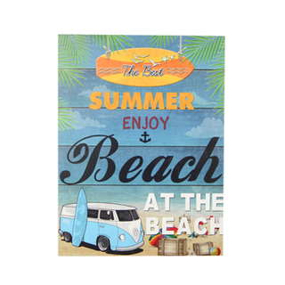 YC7032 Wooden Beach Hanging Board Modern Decor Vintage Wall Hanging