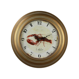 European Style Living Room Art Clock Wall Modern Design Iron Decorative Clock