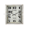 Classic Living-room Decorative Large Square Vintage Wood Wall Clock