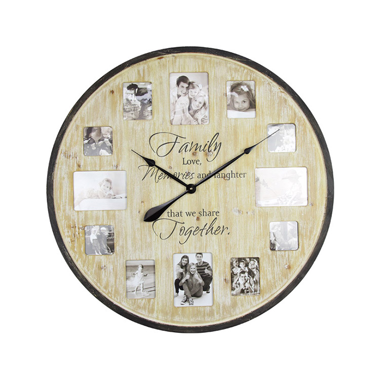 New Fashion Style Wooden Wall Clock Modern Design Modern Decorative Antique Wall Clock