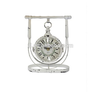 Custom Export Quality Embroidery Design Antique Small Clock Table Clock
