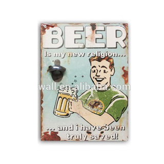 Wholesale Quality Cheap Price Wine Bottle Opener Hanging Wall Mounted Bottle Opener