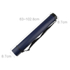 Telescopic Tube Poster Tube Document Tube Square Flip Drawing Tube 8.7cm x 8.7cm x 63~102.8cm