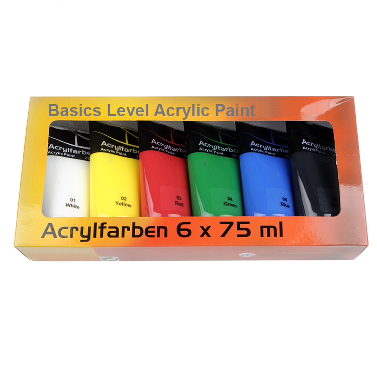 6x75ml Acrylic Colour Set