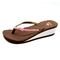 Perles cousues Semelle de massage Semelle confortable Eva Mules à talons hauts pour femmes Tongs AH-8E034 - Frises