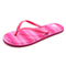 Macaron, con efecto en relieve, plantilla en relieve EVA exterior para mujer Zapatillas de playa Flip Flop AH-8E009 - Arranca