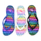 Venta al por mayor Chromatic Custom Summer Casual Women Flip Flops AH-8P039 -Ories