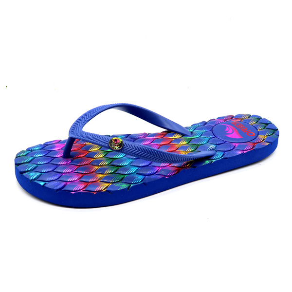 Venta al por mayor Chromatic Custom Summer Casual Women Flip Flops AH-8P039 -Ories