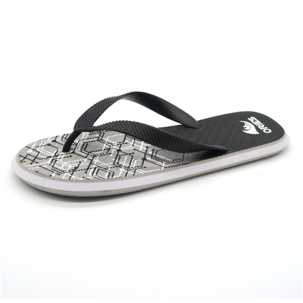 Línea Multi Color Patrón Verano Casual Hombres Chanclas AH-8P042-Ories